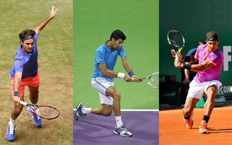 Different types of tennis courts