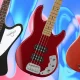 Different types of bass guitars