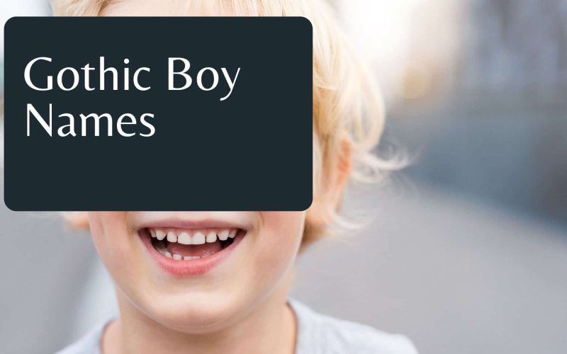 Gothic Boy Names