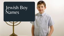 Jewish Boy Names