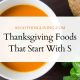 Thanksgiving Foods That Start With S